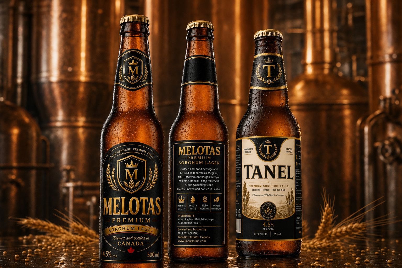 Melotas Premium, Mojo, and Tanel